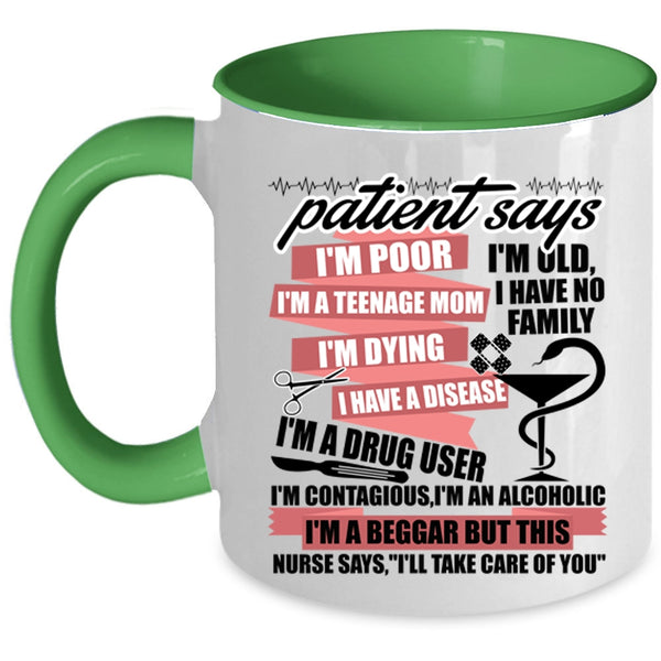 Funny Gift For Nurses Coffee Mug, Awesome Nurses Accent Mug