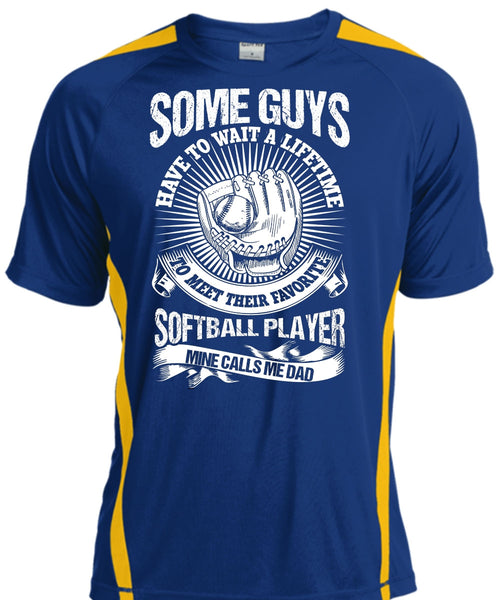 Favorite Softball Player T Shirt, Mine Calls Me Dad T Shirt, Cool Shirt