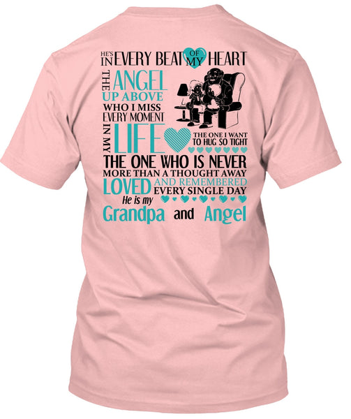 Grandpa And Angel T Shirt, I Love Grandpa T Shirt