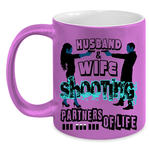 Shooting Partners Of Life Coffee Mug, Husband And Wife Accent Mug