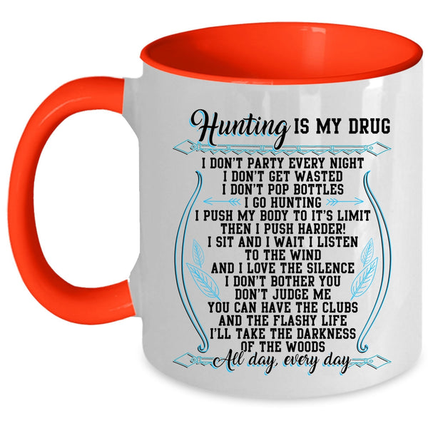 Cool Gift For Hunter Coffee Mug, I Love Hunting Accent Mug