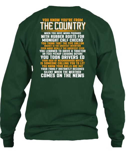 You're From The Country T Shirt, Being A Veteran T Shirt