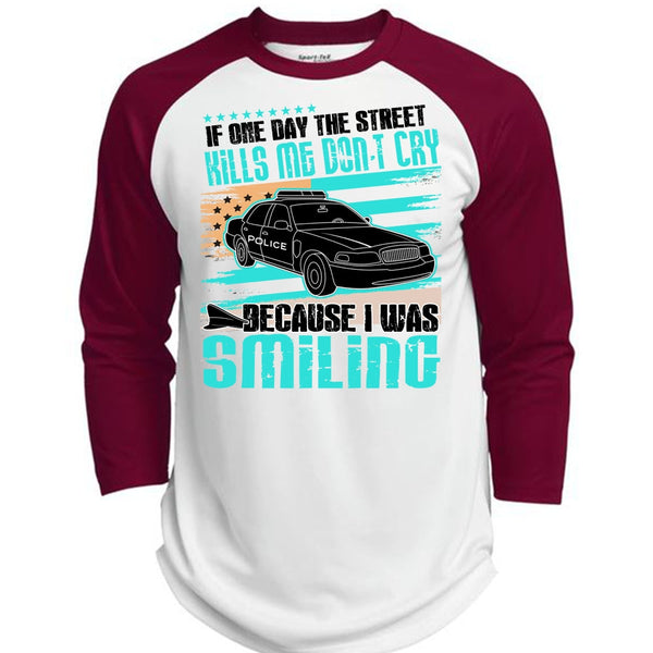 Kills Me Don't Cry T Shirt, I Love Police T Shirt, Awesome T-Shirts  (Polyester Game Baseball Jersey)