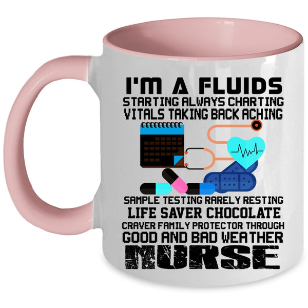 Cute Gift For Nurse Coffee Mug, I'm A Nurse Accent Mug