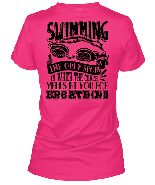 Swimming The Only Sport T Shirt, I Love Swimmer T Shirt