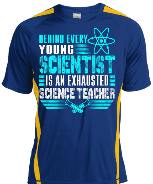 Behind Every Young Scientist T Shirt, Science Teacher T Shirt, Cool Shirt