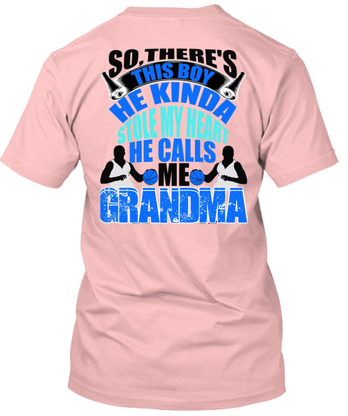 He Kinda Stole My Heart T Shirt, I Love Basketball T Shirt