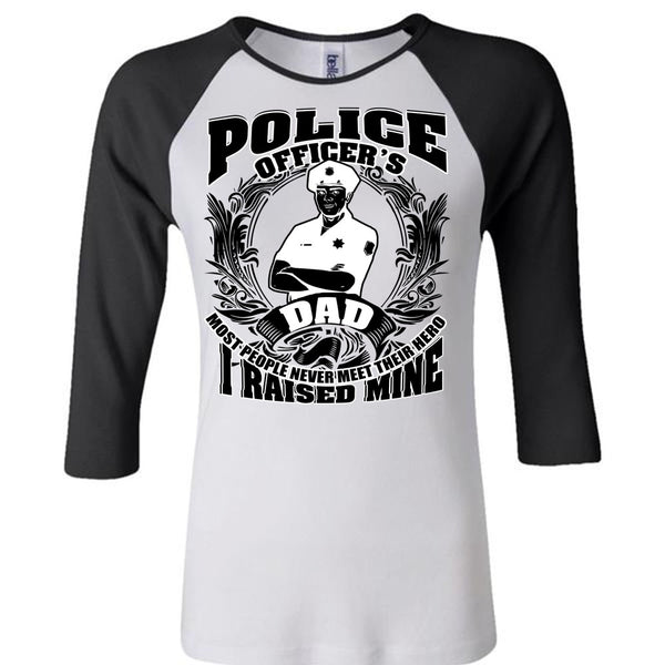 Police Officer's Dad T Shirt, I Love Police T Shirt, Awesome T-Shirts