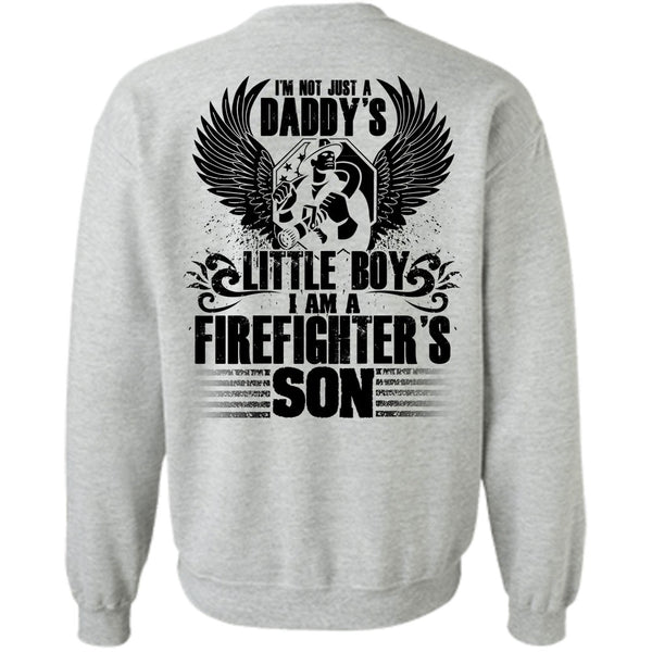 I Love Firefighter T Shirt, Daddy's Little Boy Sweatshirt