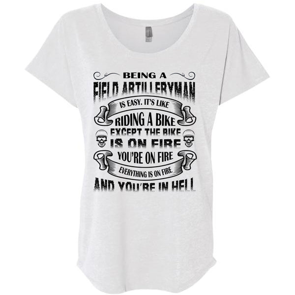 Being A Field Artilleryman Is Easy T Shirt, Diding A Bike T Shirt, Sport T Shirt