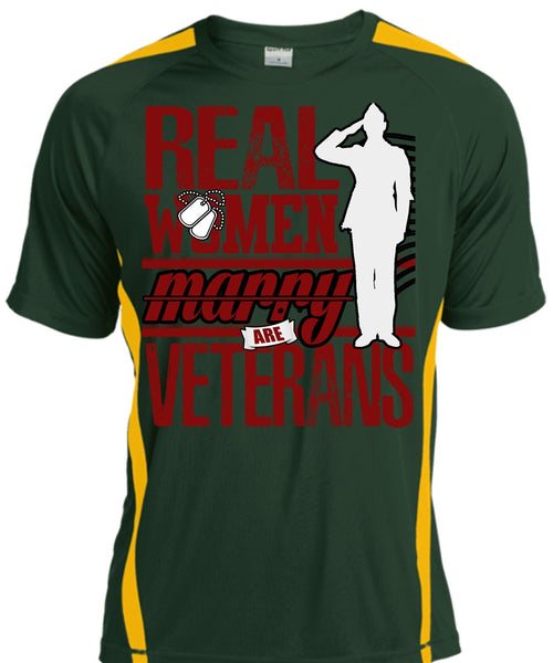 Real Women Marry Are Veterans T Shirt, Being A Veteran T Shirt, Cool Shirt