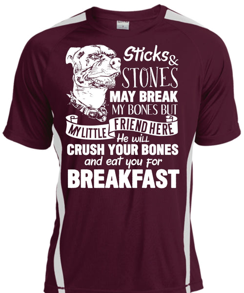 You For Breakfast T Shirt, Sticks And Stones May Break T Shirt, Cool Shirt