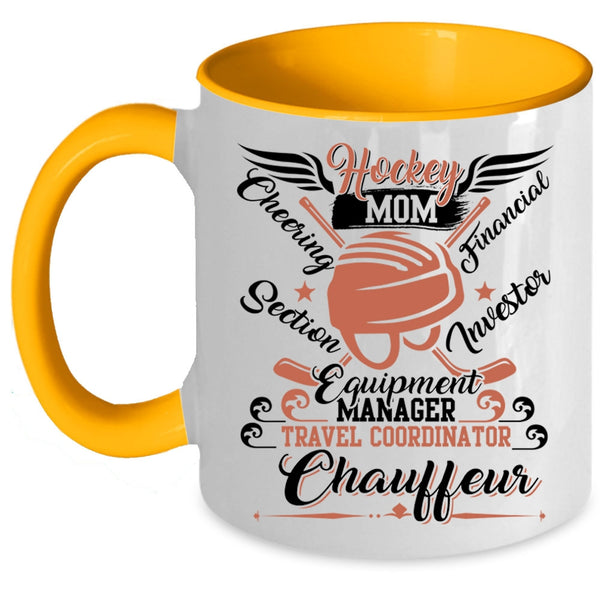 Funny Gift For Hockey Mom Coffee Mug, Hockey Mom Accent Mug