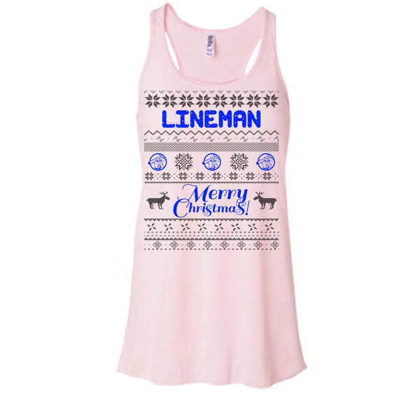 Lineman Merry Christmas T Shirt, Gift For Merry Christmas T Shirt, Awesome t-shirts