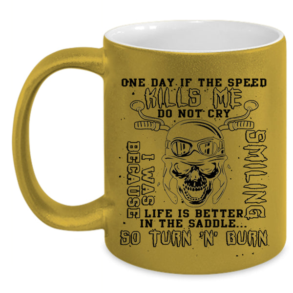 Awesome Gift For Biker Coffee Mug, Cool Biker Accent Mug