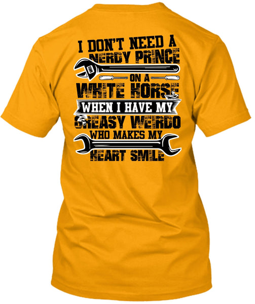 Makes My Heart Smile T Shirt, I Love Mechanic T Shirt