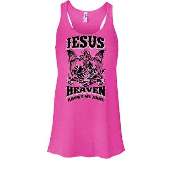 Jesus Because Of Him T Shirt, I Love Jesus Tank Top