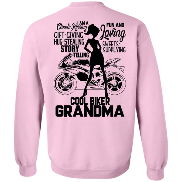 I Love Biking T Shirt, Cool Biker Grandma Sweatshirt