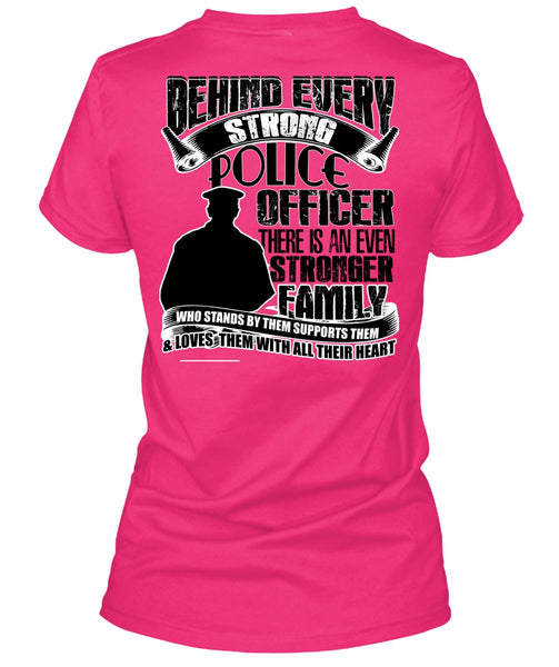Strong Police Officer T Shirt, I Love Police T Shirt