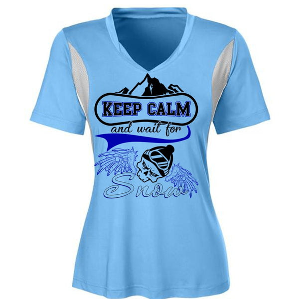 Keep Calm And Wait For Snow T Shirt, I Love Skiing T Shirt, Awesome T-Shirts