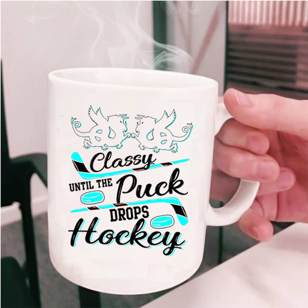 Funny Hockey Coffee Mug, Awesome Hockey Player Cup