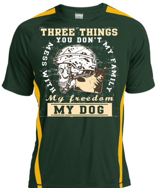 My Family My Freedom My Dog T Shirt, Being A Veteran T Shirt, Cool Shirt