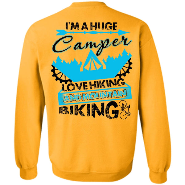 Love Hiking T Shirt, I'm A Huge Camper Sweatshirt