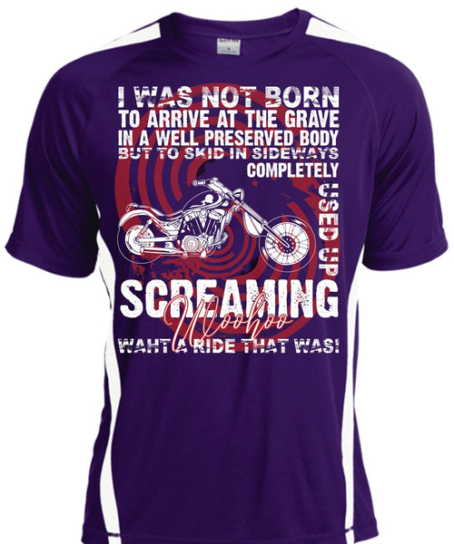 I Was Not Born To Arrive T Shirt, Being A Biker T Shirt, Cool Shirt