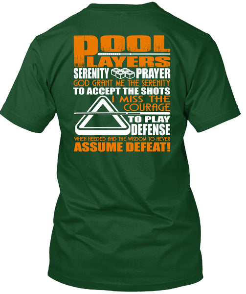 Pool Players T Shirt, I Miss The Courage T Shirt