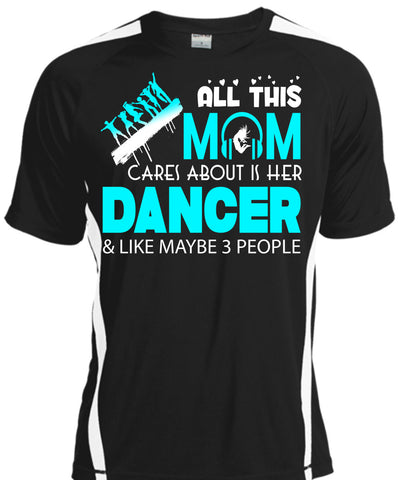 A black t-shirt with the shopify logo
