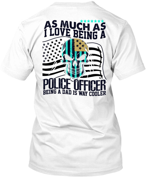 A black t-shirt with the shopify logo