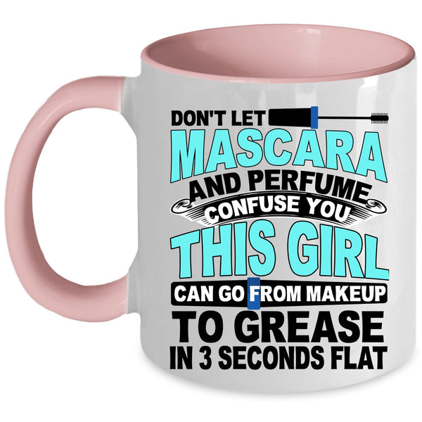 Funny Gift For Wife Coffee Mug, Mascara And Perfume  Accent Mug
