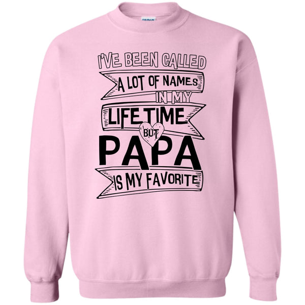 Father's Day Gift T Shirt, Papa Is My Favorite Peple Sweatshirt