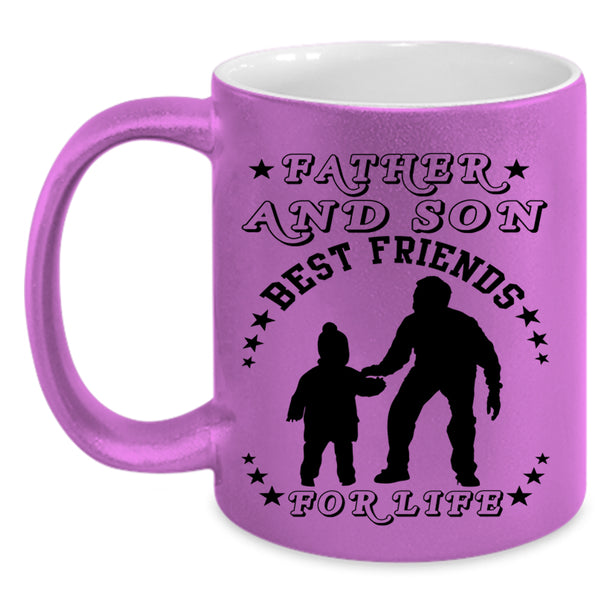 Best Friends For Life Coffee Mug, Father And Son Accent Mug