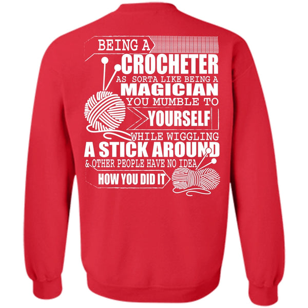 Being A Magician T Shirt, I Love Knitter Sweatshirt