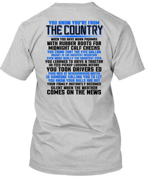 You're From The Country T Shirt, I Love Veteran T Shirt