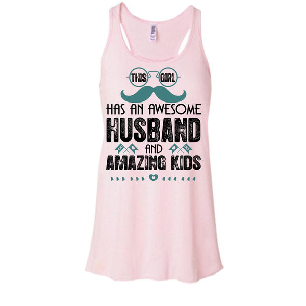 This Girl Has An Awesome Husband T Shirt, Amazing Kids T Shirt, Awesome t-shirts