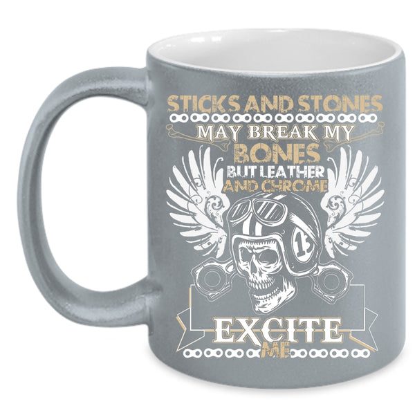 Awesome Bikers Coffee Mug, I Love Motorcycles Coffee Cup