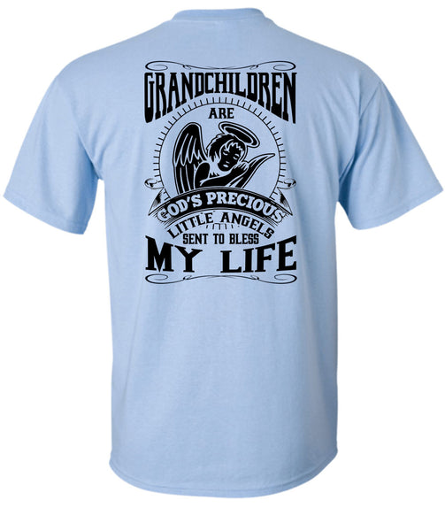 Grandchildren Are God's Precious Little Angels T Shirt, I Love Grandkid T Shirt