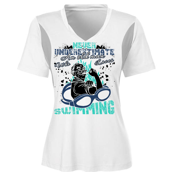 Old Man Who Loves Swimming T Shirt, I Love Swimming T Shirt, Awesome T-Shirts