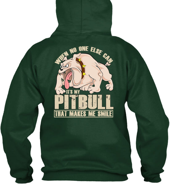 It's My Pit Bull T Shirt, Makes Me Smile T Shirt