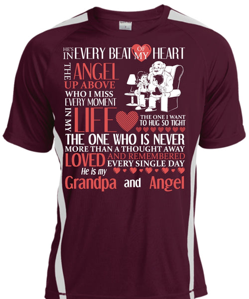Grandpa And Angel T Shirt, Beat Of My Heart T Shirt, Cool Shirt