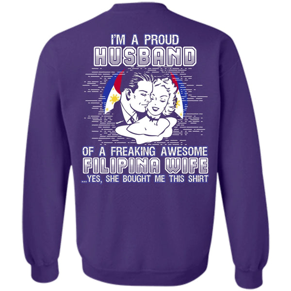 Filipina Wife T Shirt, I Love Husband Sweatshirt