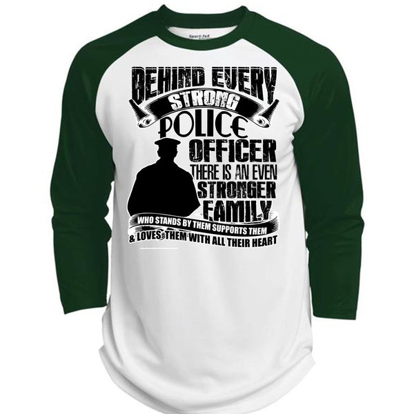 Strong Police Officer T Shirt, I Love Police T Shirt, Awesome T-Shirts  (Polyester Game Baseball Jersey)