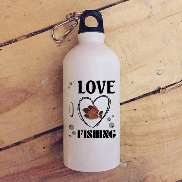 Love Fishing 20 oz Stainless Steel Bottle,Lovely Gift For Fisher Outdoor Sports Water Bottle