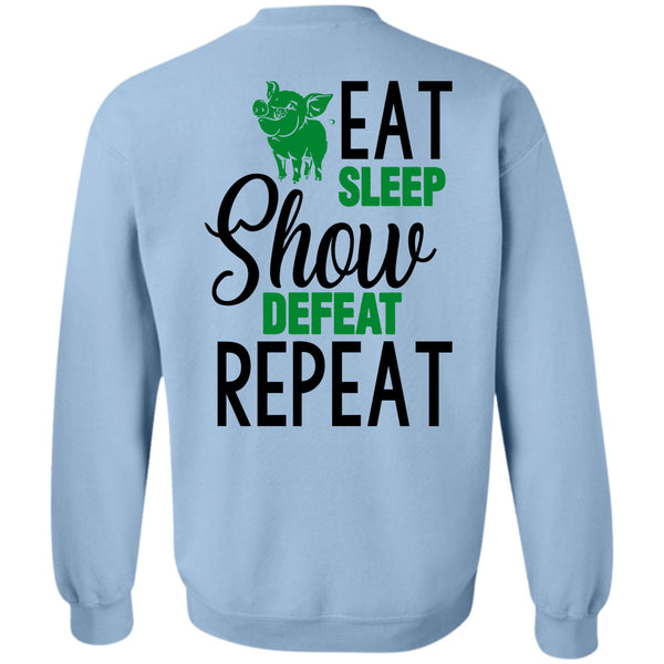 Being A Chef T Shirt, Eat Sleep Show Defeat Repeat Sweatshirt
