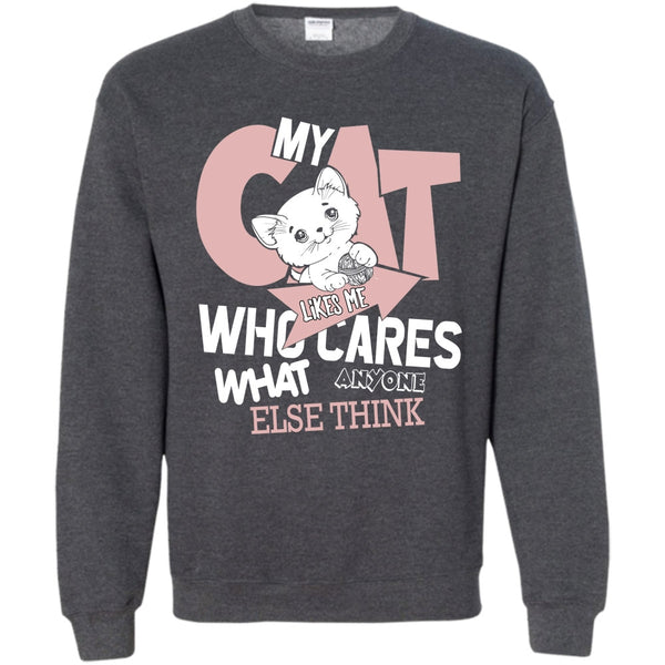 Who Cares What Anyone Else Think T Shirt, Coolest Cat Lover Sweatshirt