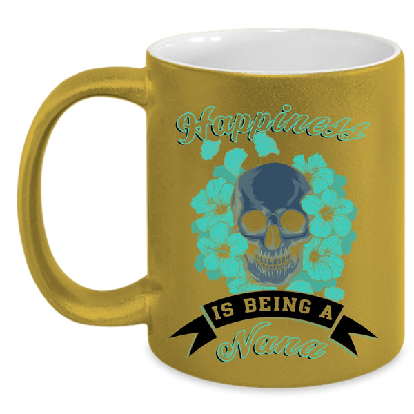 Awesome Nana Coffee Mug, Happiness Is Being A Nana Accent Mug