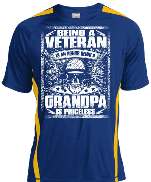 Being A Veteran T Shirt, Grandpa Is Priceless T Shirt, Cool Shirt