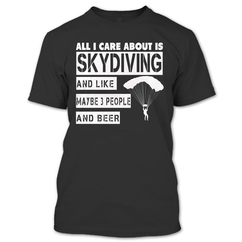 A black t-shirt with the shopify logo